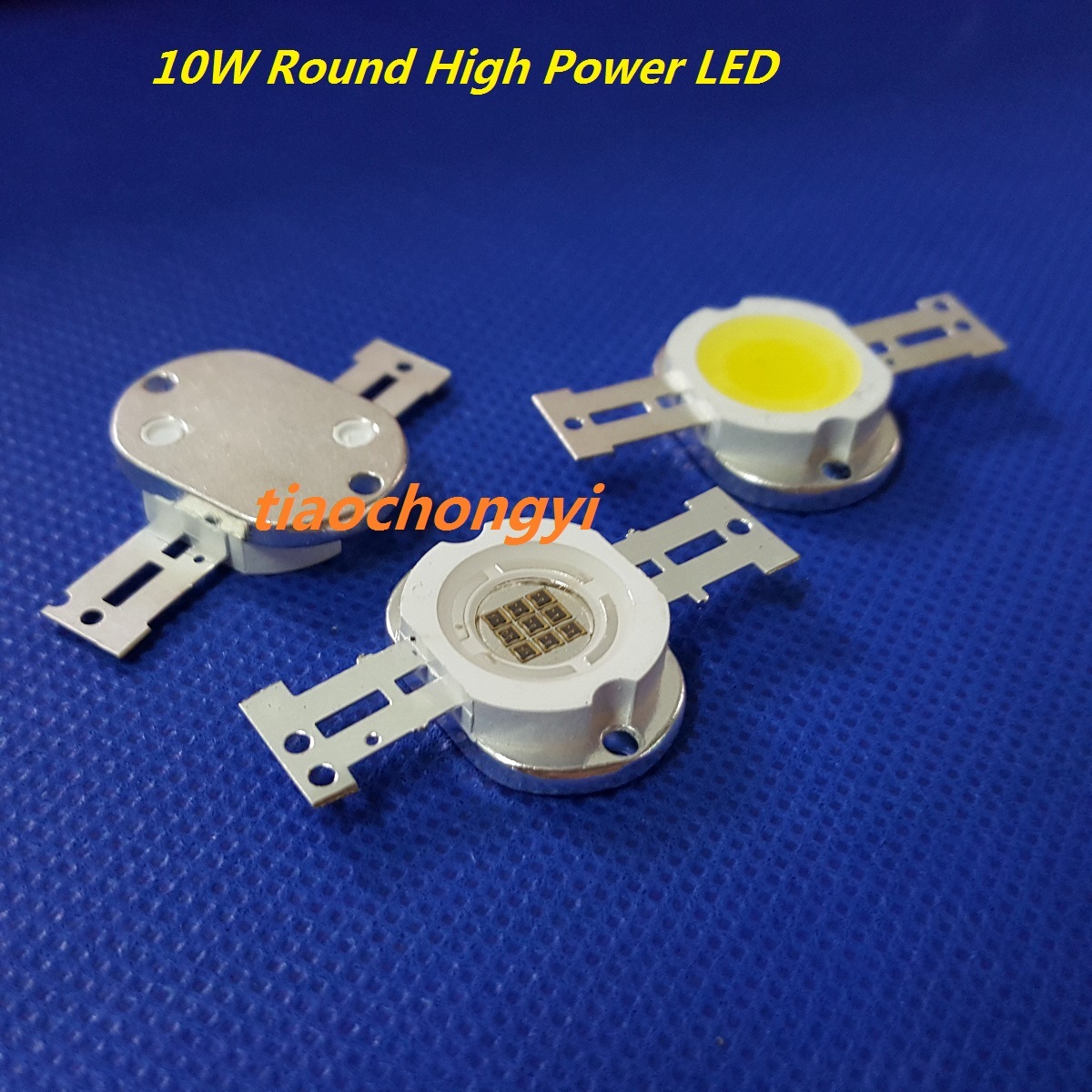 10W Round High Power LED Cold White Warm White Blue Green Ultra Violet UV 395nm gallery