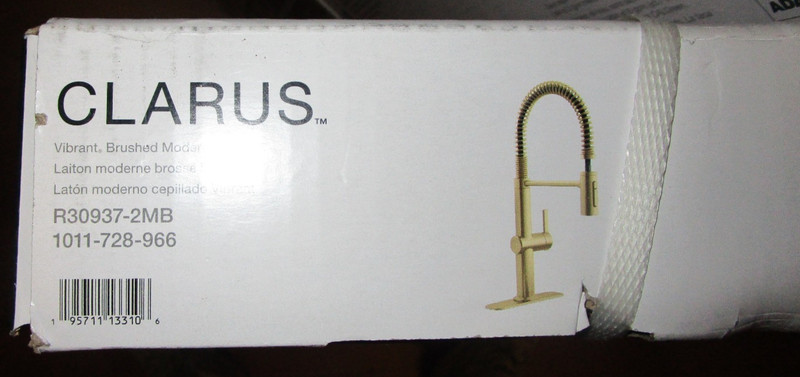 Kohler Clarus Semi-Pro Pull Down Kitchen Faucet Brushed Moderne Brass gallery
