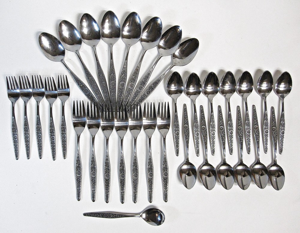 Riviera RIF6 Dinner Fork, Salad Fork, Soup Spoon, Teaspoon, Sugar Spoon, CHOICE