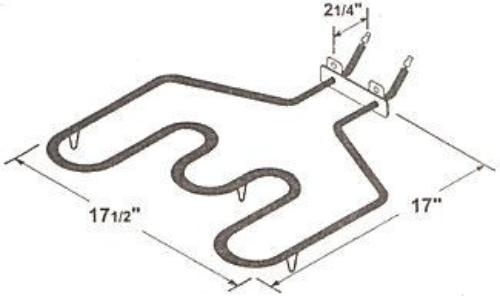 Replacement Bake Element for GE WB44T10011 gallery