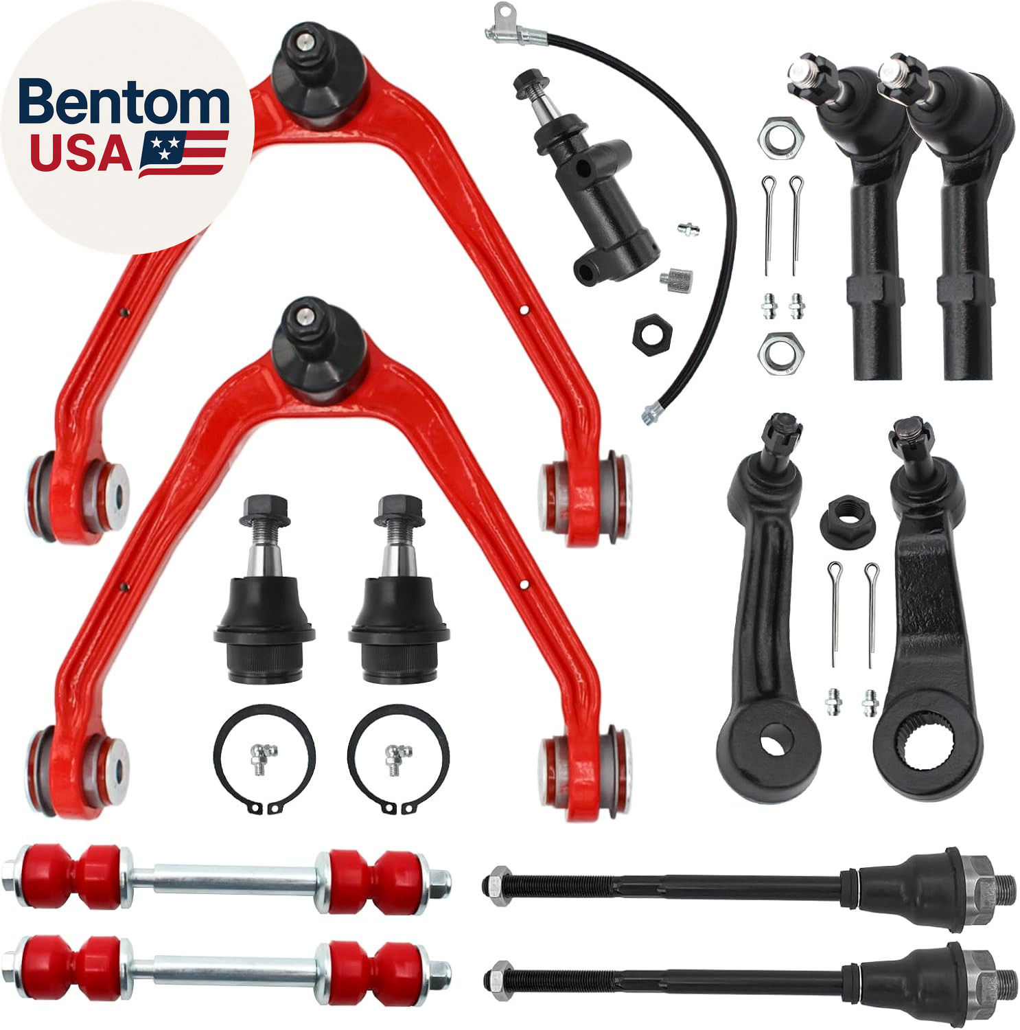 AWD 4WD Front End 13Pc Suspension Control Arm Kit for Chevy Silverado GMC Sierra gallery
