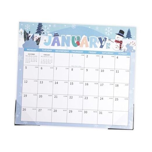 2026 Magnetic Calendar for Refrigerator, 33x29cm/13x11.4in January 2026 Style E gallery