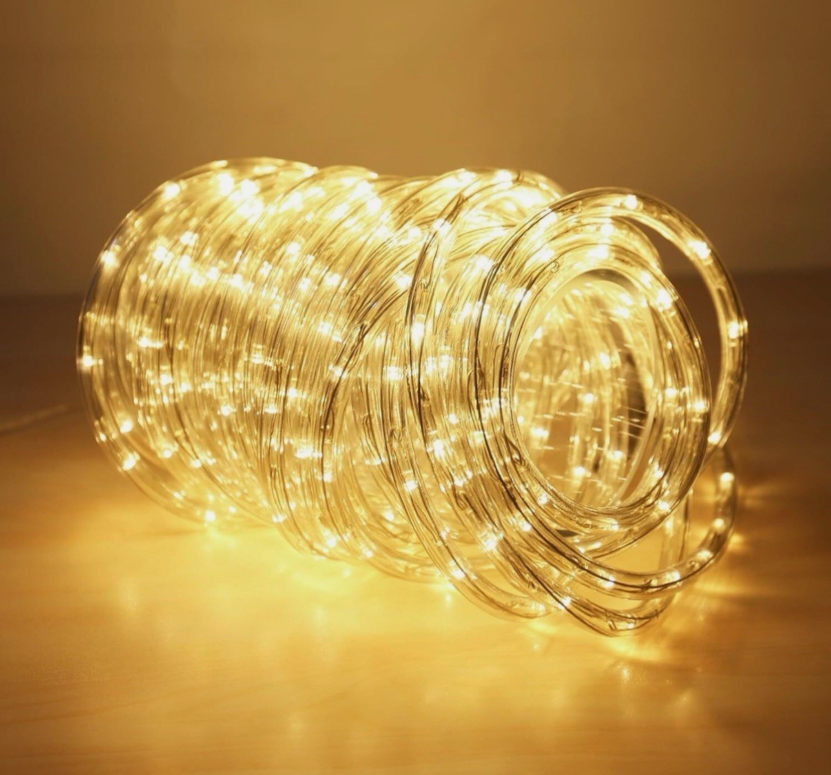 33ft 240 LED Rope Lights Outdoor, Upgraded 2700K Warm White, 24 Volts gallery