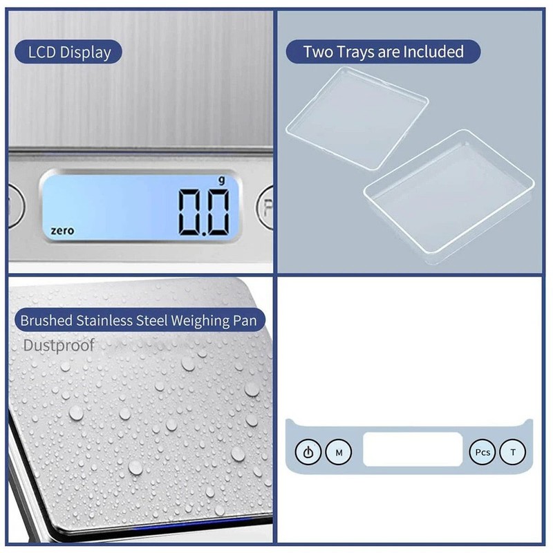 Digital Electronic Kitchen Food Postal Diet Scale Weight Balance 3KG / 0.1g gallery