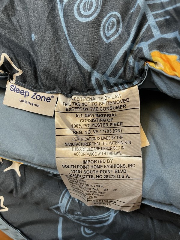 Sleep Zone Full/Queen Bedding & Room 13 Pc Kid SPACE GALAXY PLANETS STARS PreOwn gallery