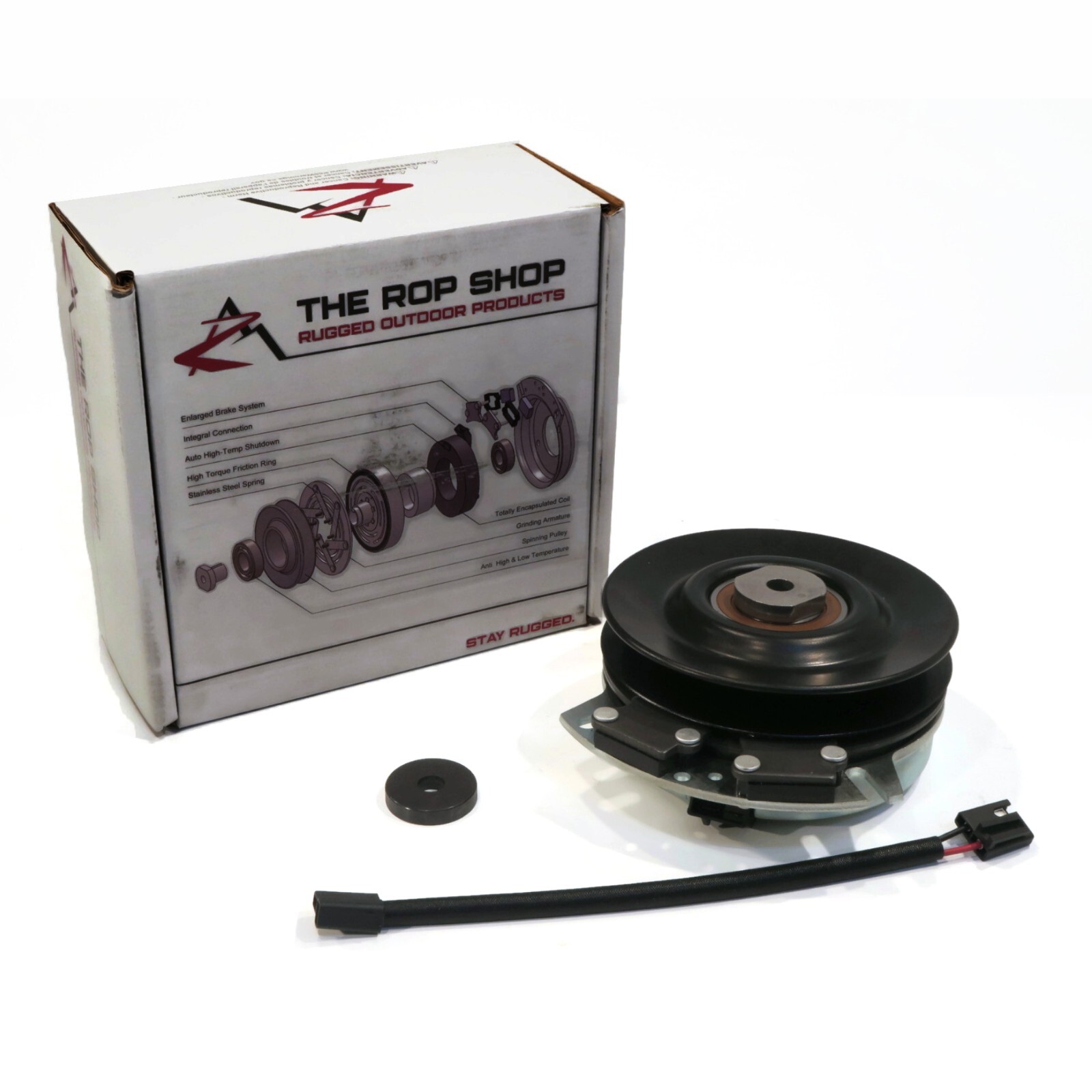 PTO Clutch with Wire Harness for John Deere Commercial 7G18, 7H17, 7H19 Mower gallery