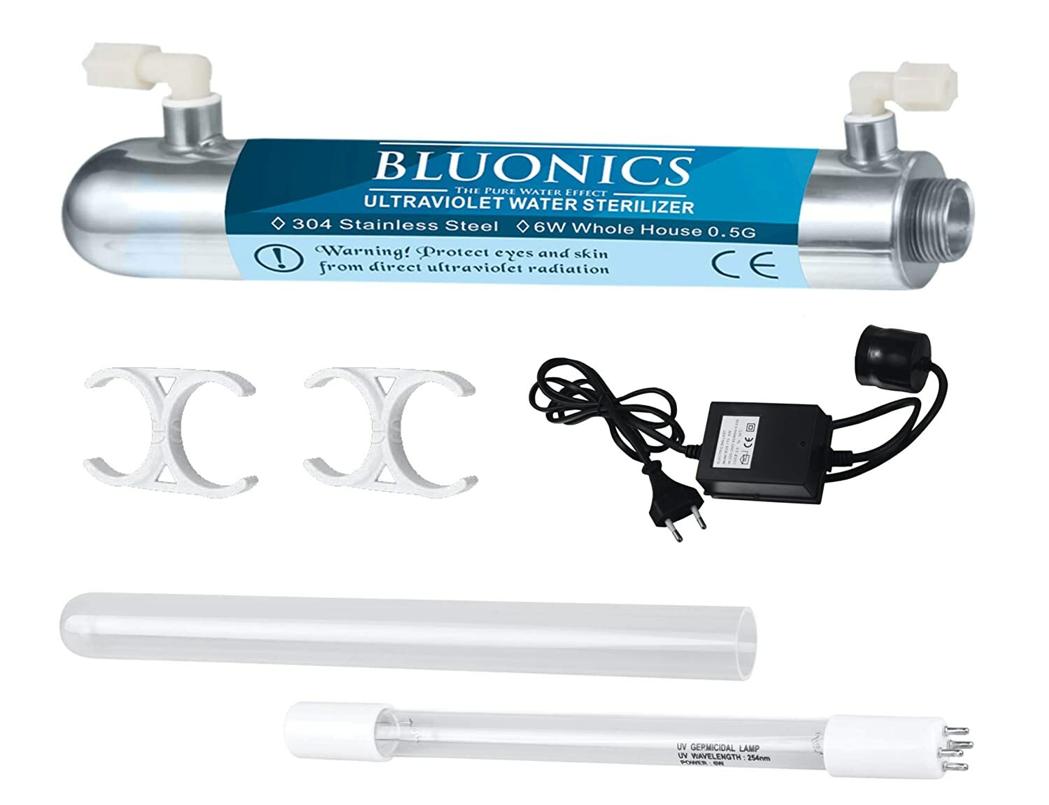 UV Drinking Water Filter System Ultraviolet Light Under Sink Purifier CTO Carbon gallery