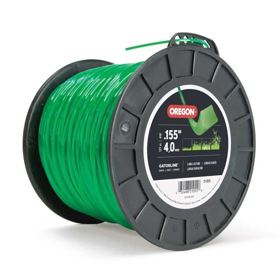Oregon 21-055 Square Gatorline.155", 5 Lb Spool gallery