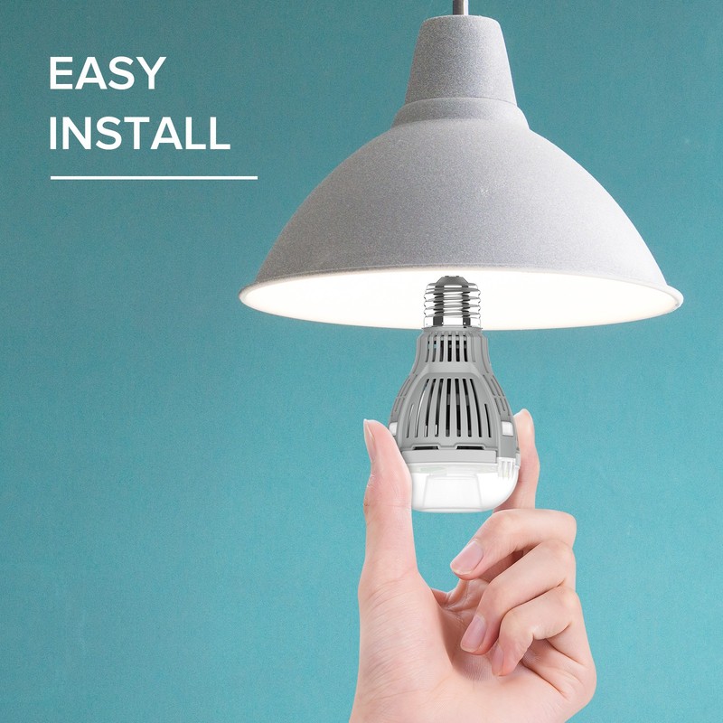 8 Pack LED Light Bulb 100W Equivalent 8W 800LM 5000K Clear White Outdoor Indoor gallery