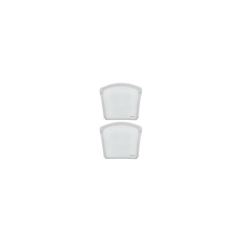 Cuisipro Silicone Seamless Reusable Bag 8 x 7-In 27 fl oz 2-pack (Clear) gallery