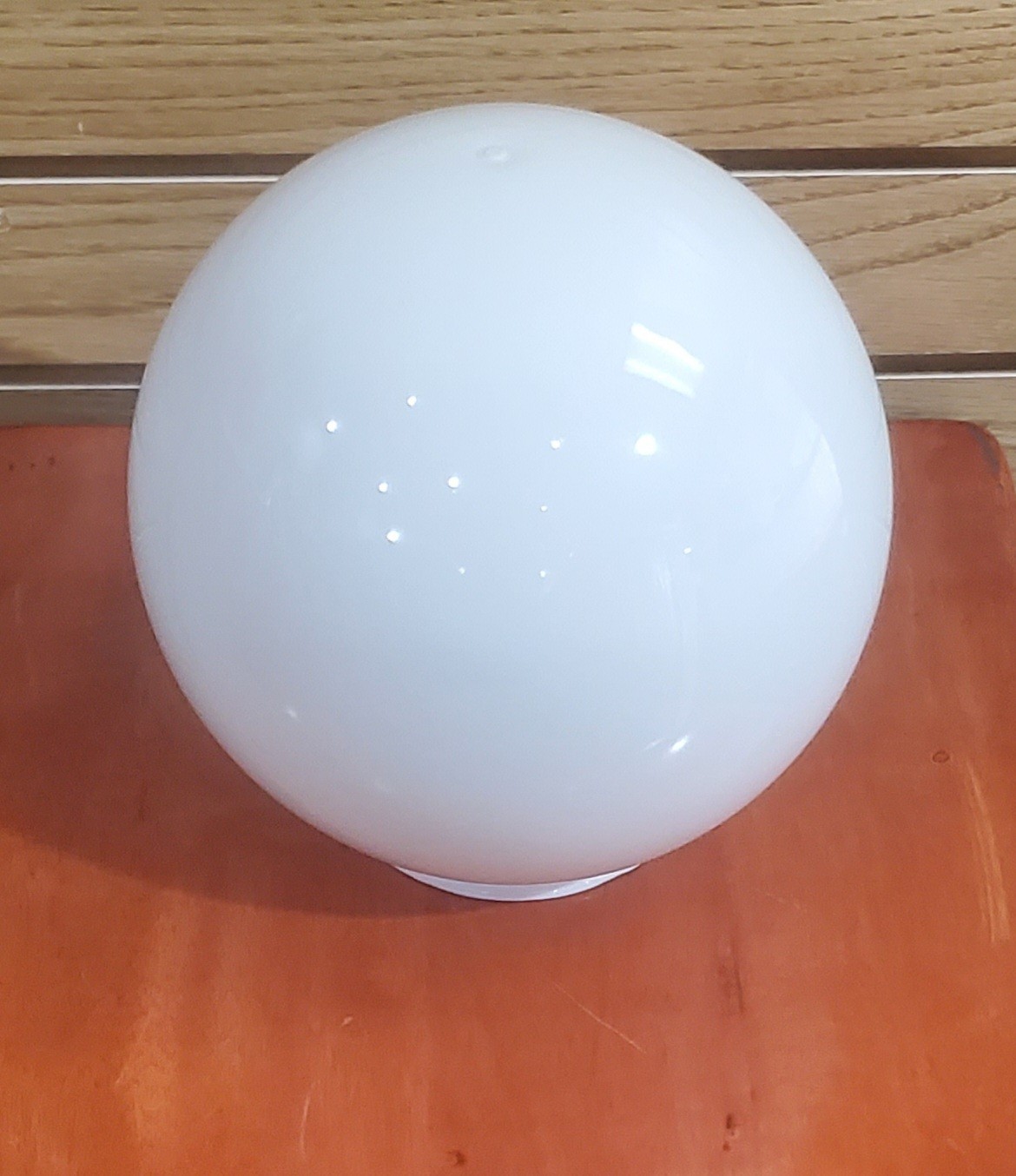 8" WHITE ACRYLIC Plastic Globe gallery