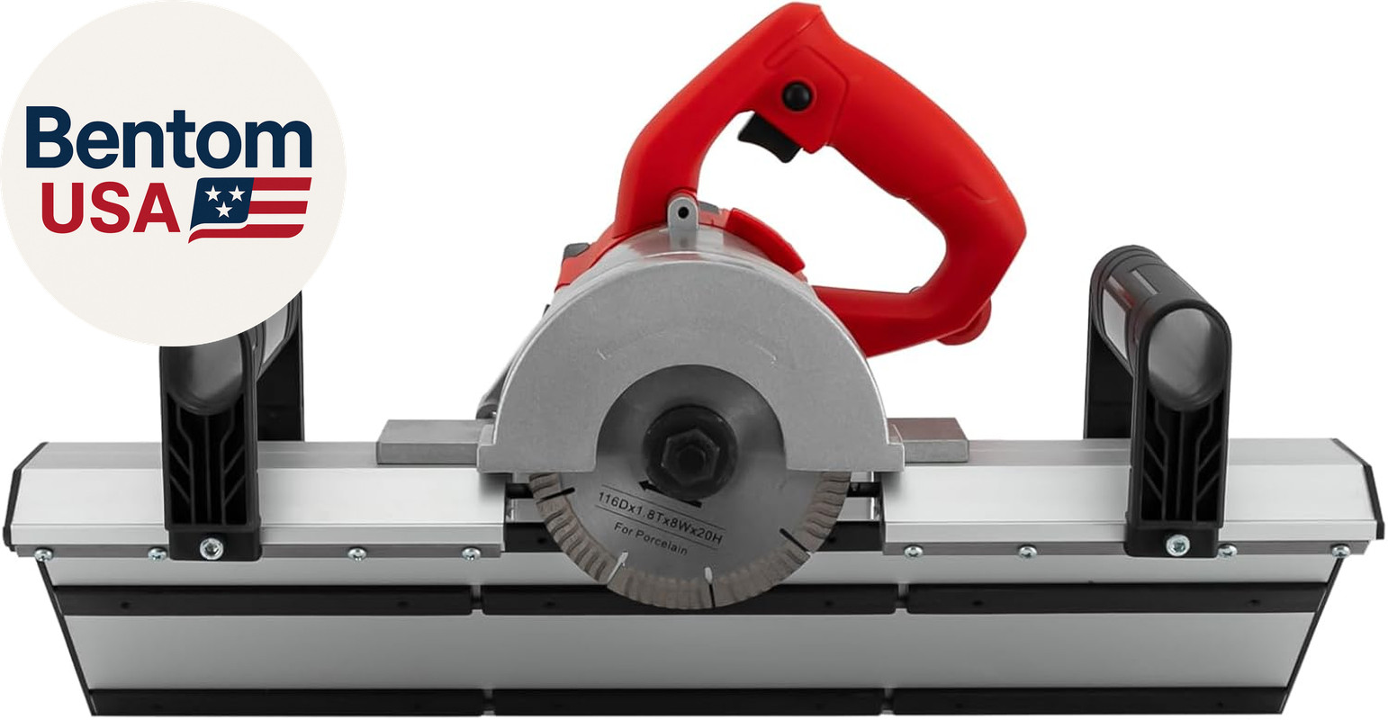 Electric Tile Chamfering Machine 45 Degree Handheld Ceramic Tile Cutter, 1200W H gallery