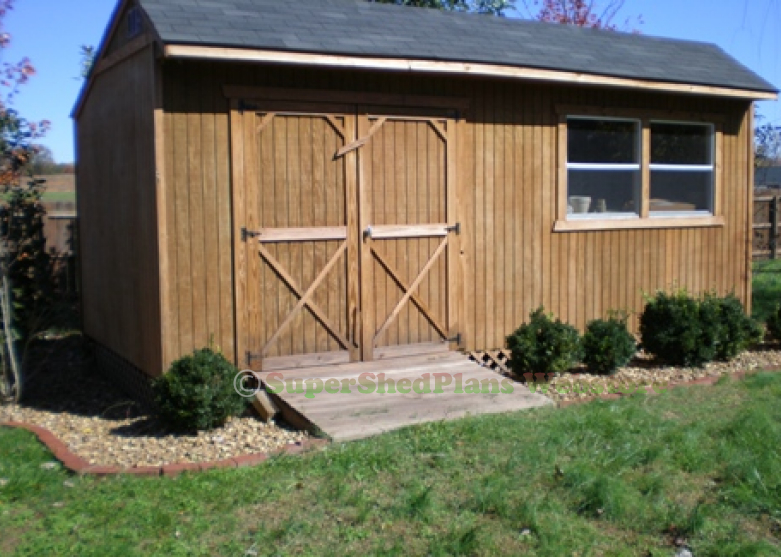 Custom Design Shed Plans, 12x20 Gable Backyard, Complete Shed Plans Package gallery