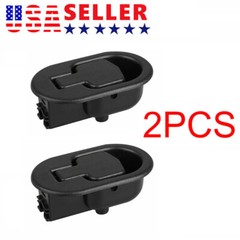 2PCS Universal Sofa Recliner Pull Handle Replacement Release Lever Black