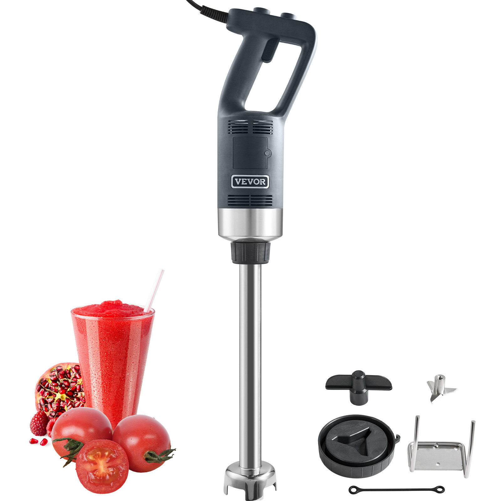 VEVOR Commercial Immersion Blender 16" Heavy Duty Hand Mixer 750W Variable Speed gallery