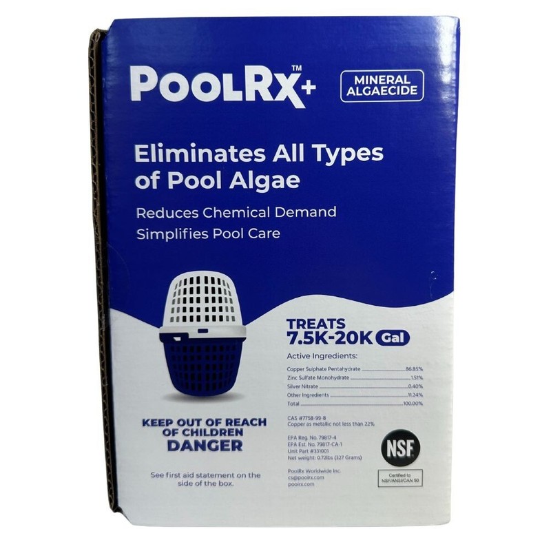 Upgrade PoolRX+ pool unit 7.5k-20k gallons | Made in USA (4 Pack) gallery