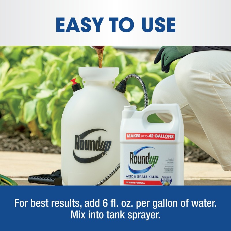 Roundup Weed & Grass Killer4 Concentrate, 1 gal. gallery
