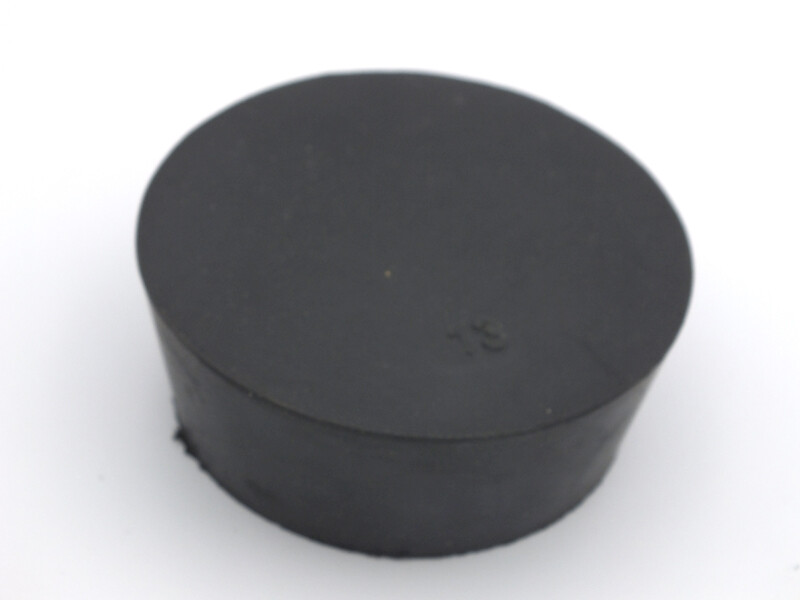 Rubber Stoppers - Large Black Laboratory Stopper Sz 9 10 11 12 13 gallery