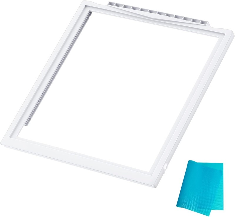 UPGRADED Frigidaire Shelf Frame Replacement for Crisper Drawer - No Glass gallery