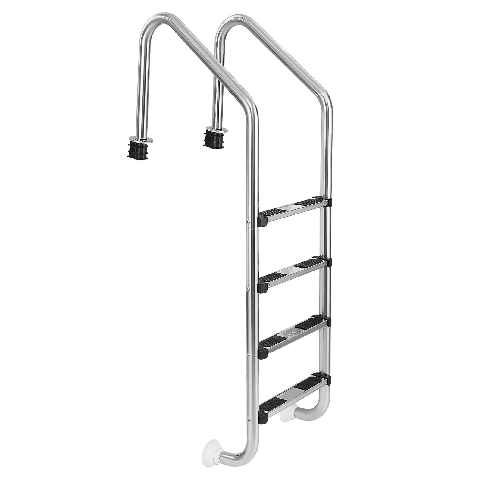 4-Step Pool Entry & Exit Ladder with Stainless Steel Frame for Swimming Pool gallery