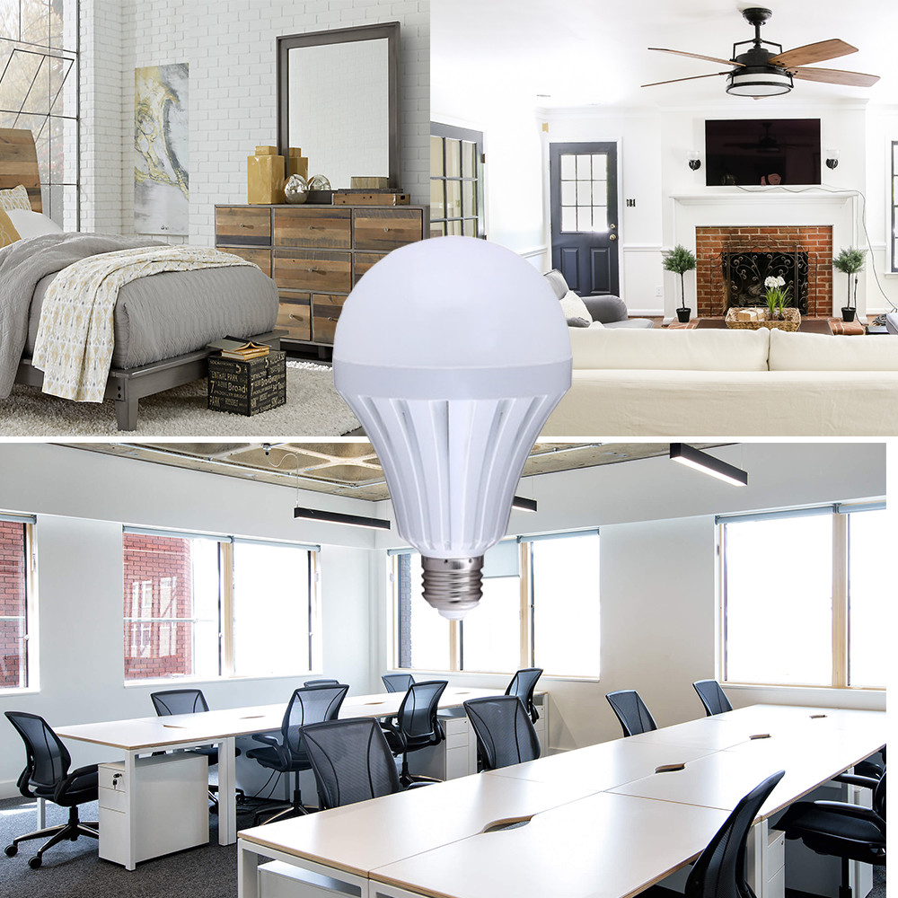E27 Emergency LED Light Bulb Rechargeable Intelligent Lamp Magic Light Bulb gallery