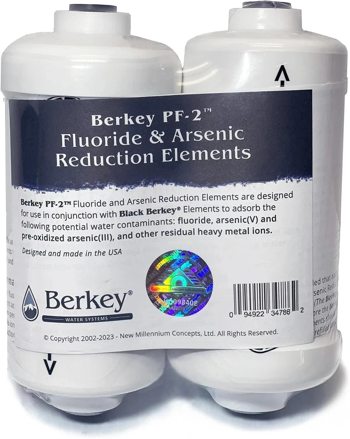 Berkey PF-2 Fluoride Water Filters for Berkey Systems-New Sealed Box gallery