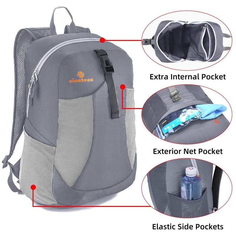 22L Lightweight Packable Hiking Backpack Small Hiking Backpack Day Pack for W... 3