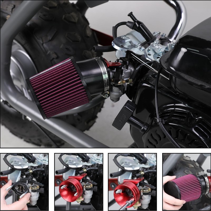Air Filter Adapter Kit for Predator 212cc 196cc Mini Bike Go Kart Performance gallery