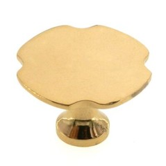 Amerock Allison Solid Brass 1 1/4″ Square Corner Cut Cabinet Knob 549