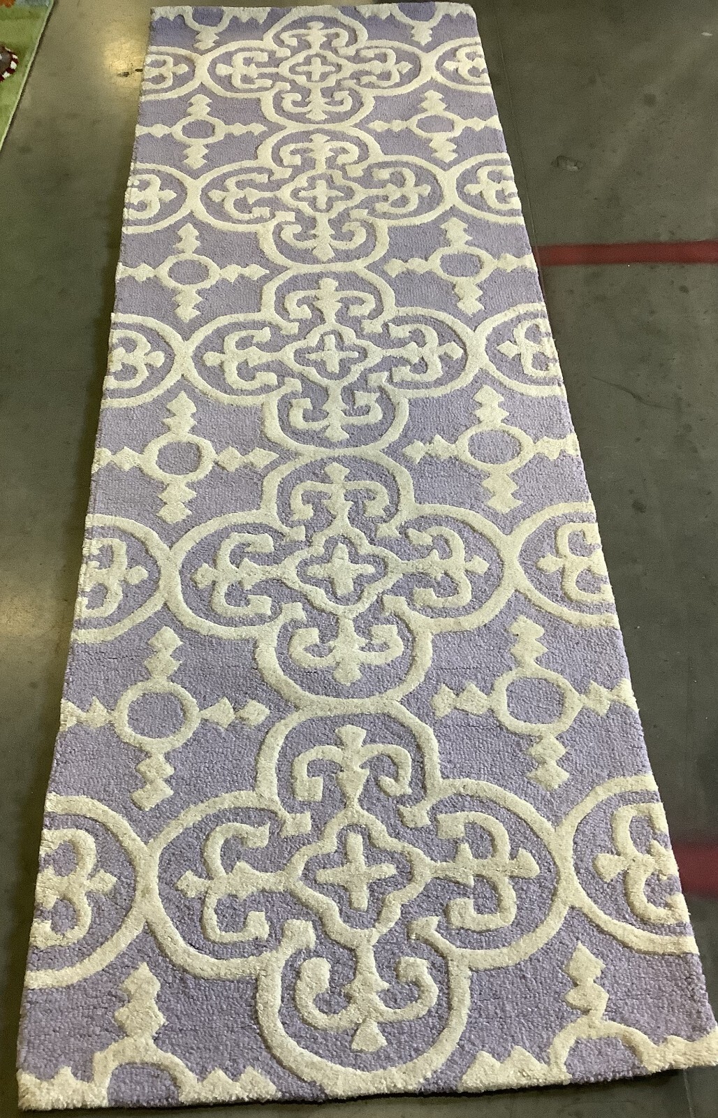 LAVANDER / IVORY 2'-6" x 8'-0" Flaw in Rug, Reduced Price 1172670704 CAM133C-28 gallery