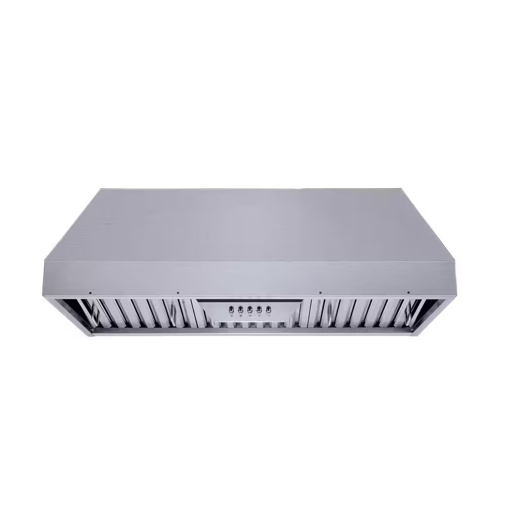 34 In. 500 CFM Ducted Insert/Built-In Range Hood in Stainless Steel with Baffle gallery