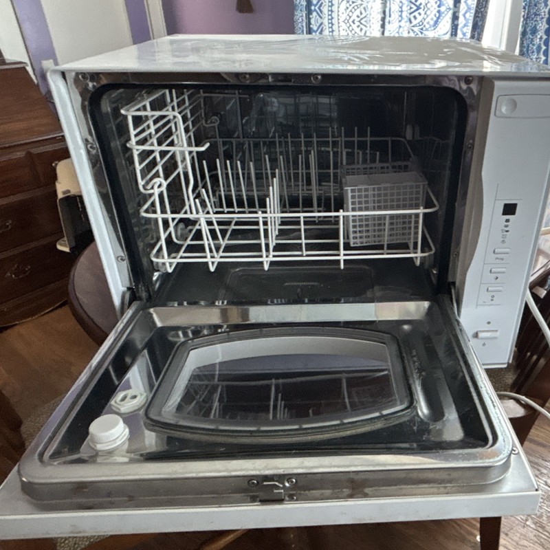 Danby DDW497W Compact Table Top Dishwasher White Stainless Steel Tub gallery