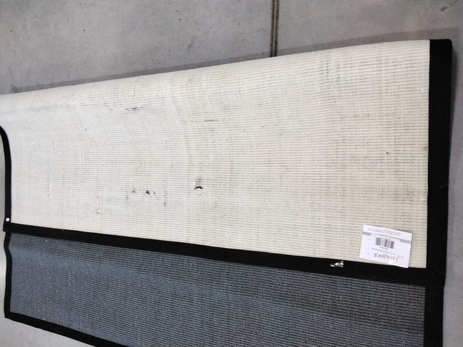 ANTHRACITE / BLACK 6' X 9' Back Stain Rug Reduced Price 1172734416 NF131D-6 gallery
