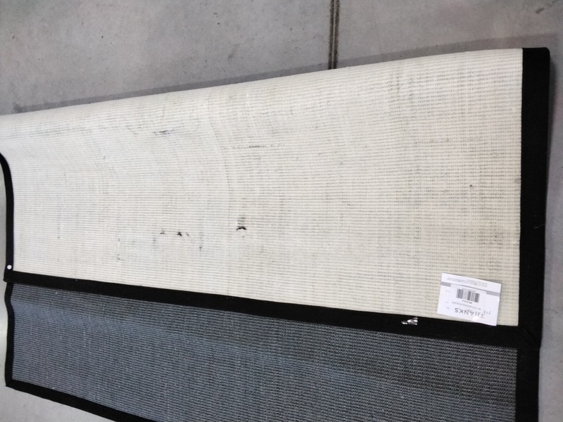 ANTHRACITE / BLACK 6' X 9' Back Stain Rug Reduced Price 1172734416 NF131D-6 gallery