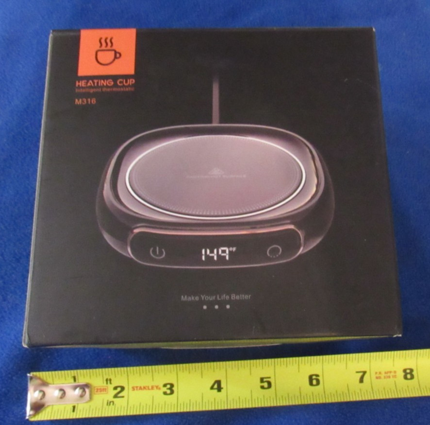 RoHS Heating Cup plate Mug warmer black New 25W M316 gallery