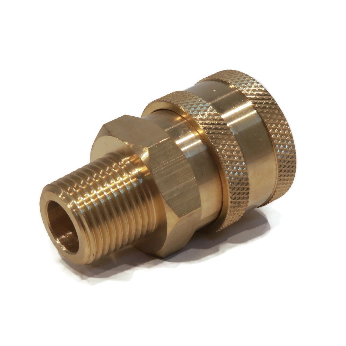 3/8" MPT Brass Quick Connect Coupler for Power Pressure Washer Water Pump Socket gallery