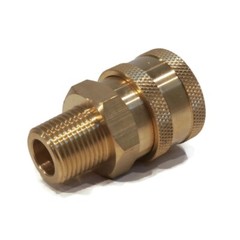 3/8″ MPT Brass Quick Connect Coupler for Power Pressure Washer Water Pump Socket