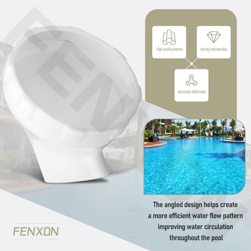 Enhanced Angled Pool Nozzle with Intex Bestway Pools 26165EH, 26167EH - 3-3/1... gallery