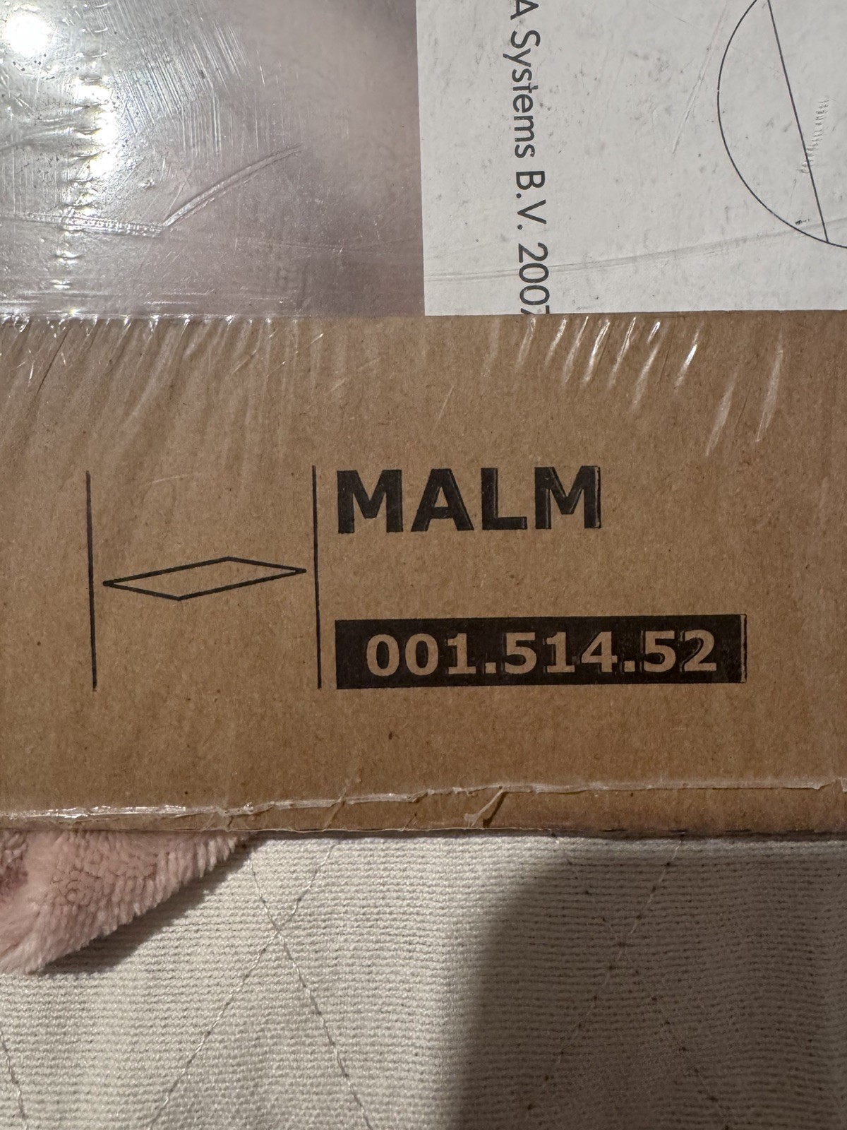 Discontinued RARE IKEA MALM clear glass dresser topper 80X48 gallery