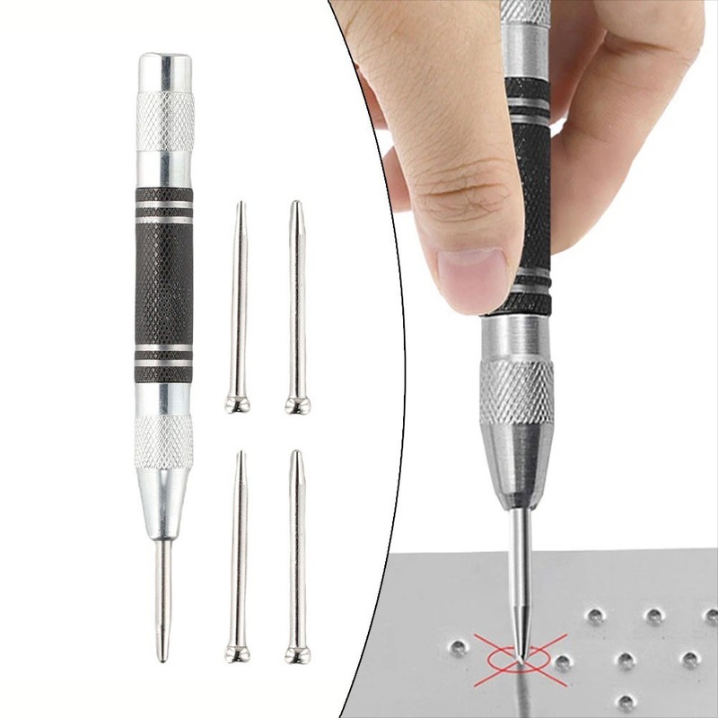 Practical Centre Punch Punch Needle Alloy Steel Automatic 5pcs/set Accessories gallery