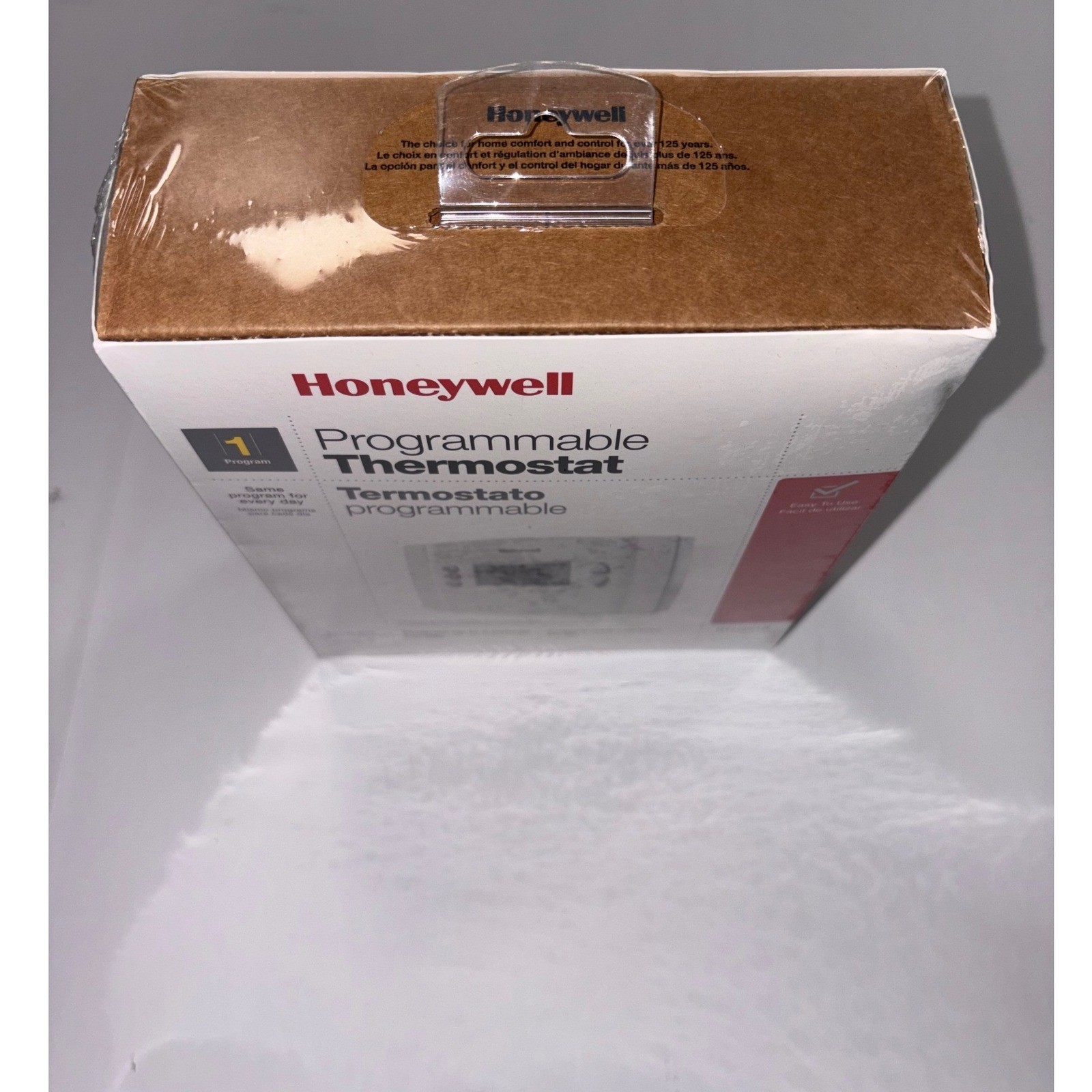 Honeywell RTH221B 1-Week Programmable Thermostat White Digital New Sealed gallery