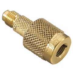 Yellow Jacket 19109 Quick Coupler,Low Loss,1/4 In Mxf,0 Deg