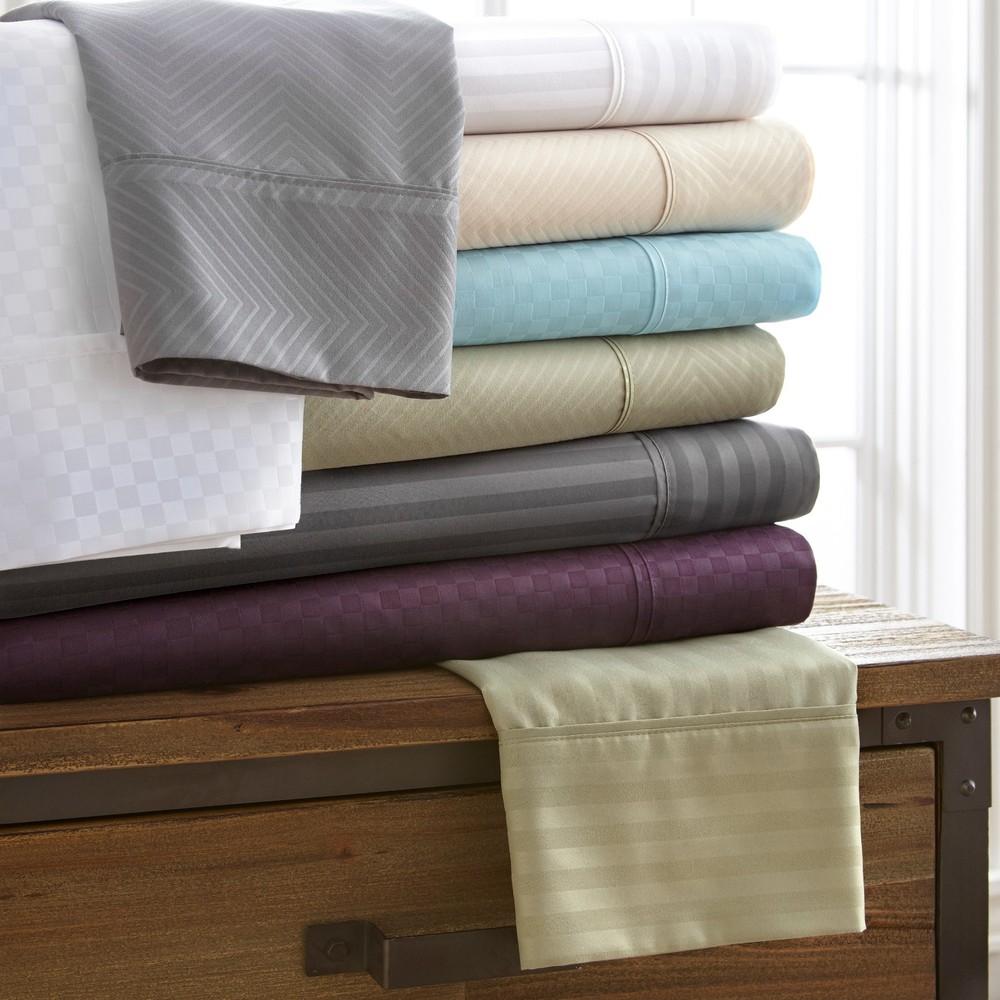4 C Basics Embossed Sheets Set 3 Different Patterns Hypoallergenic Kaycie Gray