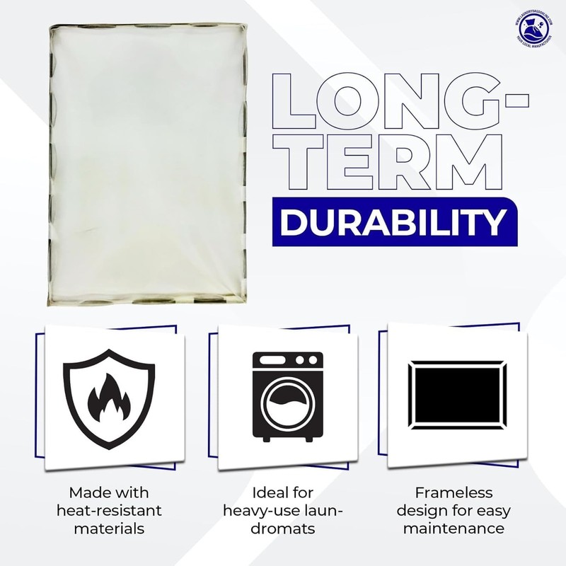 Wascomat Lint Screen Replacement for Commercial Dryers – Frameless Mesh Filter gallery