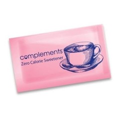 Complements Aspartame Packet, Sugar Substitute, 4.41 Pounds, 2000 Count