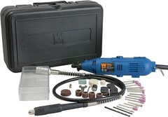 WEN Variable Speed Rotary Tool Kit Dremel Rotary Grinder Cutter with Flex Shaft
