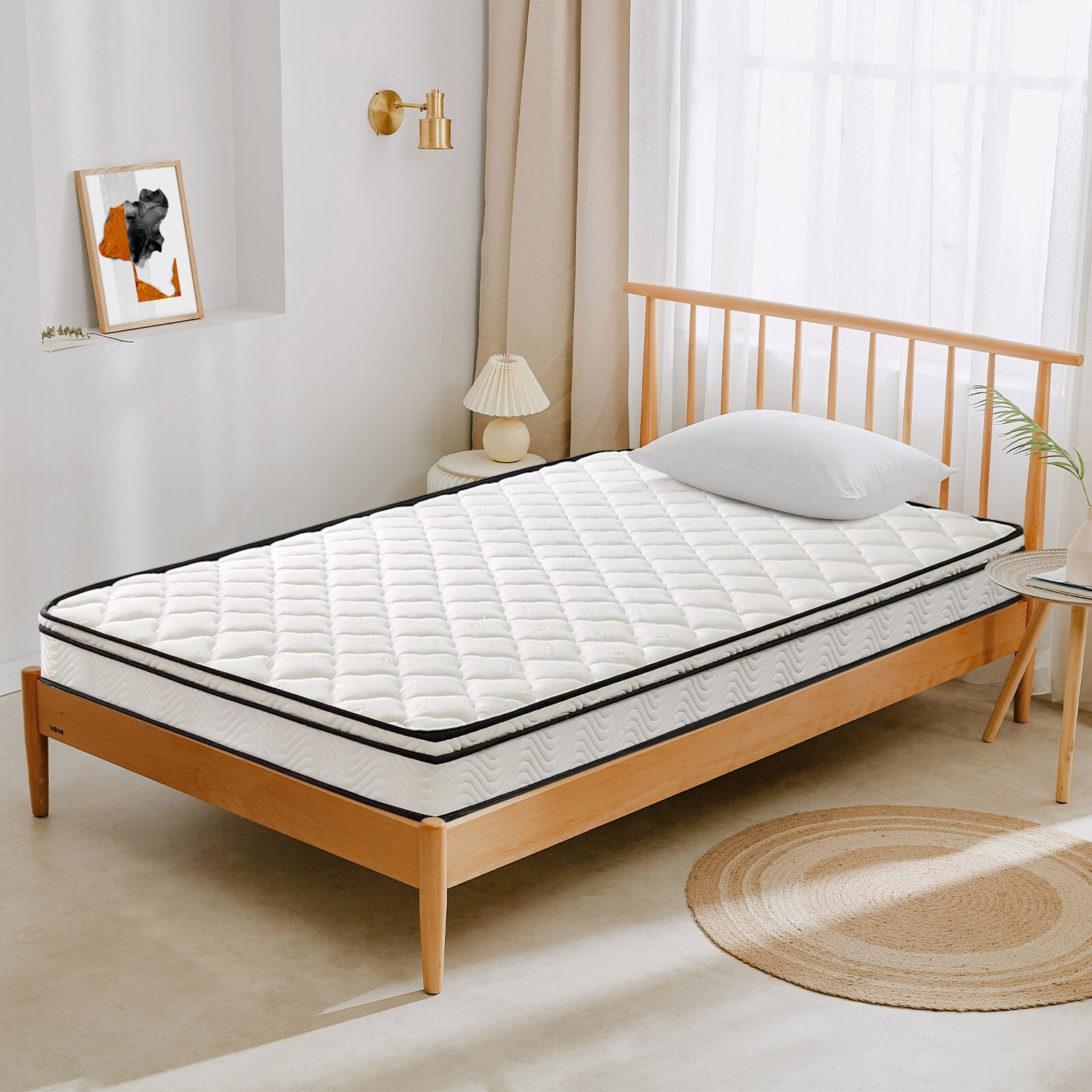8"10" Gel Memory Foam and Spring Hybrid Mattress Twin Full Queen King Size gallery
