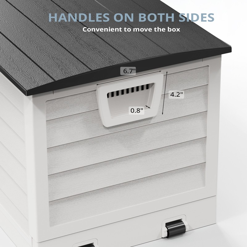 Portable Foldable 8 min Fast Installation Outdoor Storage Box 75GAL with Wheel gallery