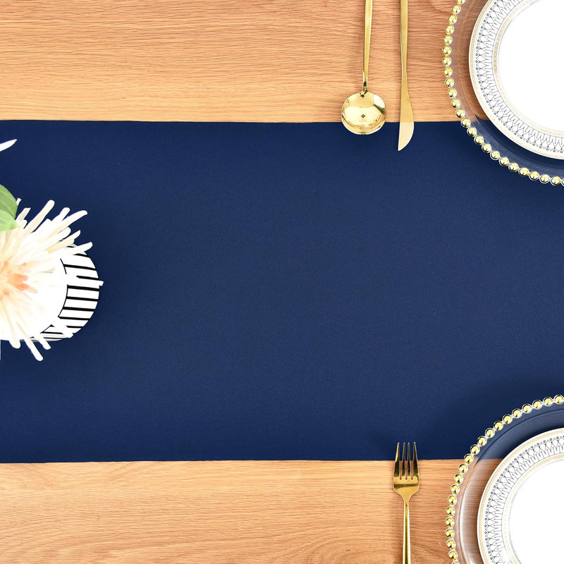 Farmhouse Navy Blue Table Runner Dining Table Runners 48 Inches Long Coffee Tabl gallery