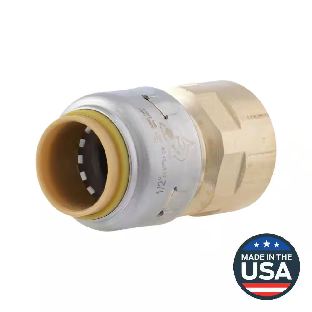 Max 1/2 In. Push-To-Connect X FIP Brass Adapter Fitting gallery